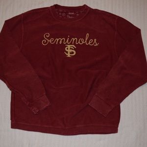 Ribbed FSU Crewneck Sweatshirt